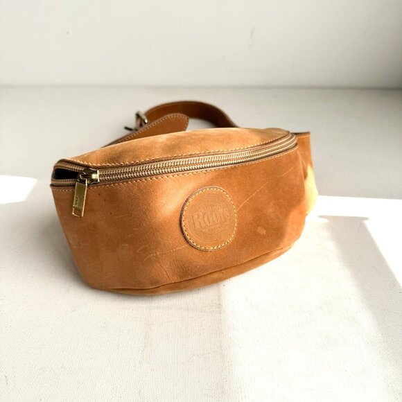 Vintage Roots Nubuck Suede Light Brown Belt Bag - Picture 2 of 7